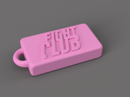 Fight Club Soap Keychain